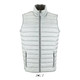 Vest Men's Puffer style contrast neck WAVE