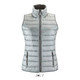 Vest women's puffer style contrast neck section WAVE