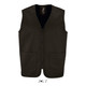 Vest zippered UNISEX 200gsm 65% polyester 35% cotton WALLACE