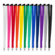 A collection of 20mm polyester lanyards in various colours, each with a clip and some featuring logos.