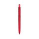 A red Eco Mechanical Pencil with a transparent barrel and a clip. It features a branded logo.
