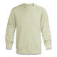 A light green unisex sweatshirt with long sleeves and a crew neckline. It includes a logo on the garment.
