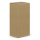 A plain brown cardboard box, rectangular in shape, with a top flap. The surface is unmarked and features no branding.