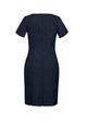 Womens Comfort Wool Stretch Short Sleeve Shift Dress