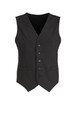 Mens Comfort Wool Stretch Peaked Vest with Knitted Back