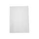 A5 journal cover in plain white, featuring a smooth, sleek design and containing a logo.