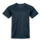 A dark navy men's sports T-shirt with a round neck and short sleeves, featuring a logo on the front.