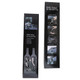 A drink bottle containing wine tools, including a corkscrew, foil cutter, wine collar, stopper, and pourer. Features a sleek black design.