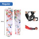 A pair of Ice Silk Arm Sleeves, featuring floral patterns and vibrant colours, alongside solid black and red designs.