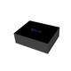 A large foldable magnetic box in black featuring a logo on the top.