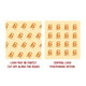 Kraft paper sheets in beige with a repeated logo pattern, featuring two layout options for logo placement.