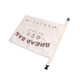 A reusable linen bread bag in natural colour, featuring a clip closure and a logo design.