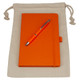 Gift Set - Drawstring Bag + JournalBook + Pen || 4-GS1009