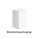 A white rectangular box with a sealed top, featuring a logo on the front.