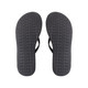 Black EVA platform thongs with a textured sole, featuring a minimal design and flexible straps.