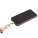 An adjustable sublimation phone lanyard featuring a colourful patterned strap attached to a smartphone.