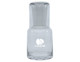 A clear glass carafe with a tumbler base, featuring a logo. Simple, elegant design in transparent glass.