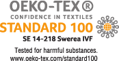 OEKO-TEX Standard 100 Certified