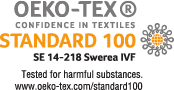 OEKO-TEX Standard 100 Certified