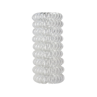 Twist Lock Hair Coil  - Clear 9 Pcs Set