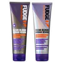 Fudge Clean Blonde DAMAGE REWIND Shampoo & Conditioner 250ml Bundle Fudge Clean Blonde DAMAGE REWIND Shampoo & Conditioner 250ml Bundle