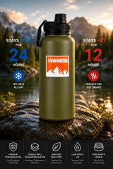 UWHARRIE 32 OZ EXFIL DOUBLE WALL VACUUM INSULATED WATER BOTTLE