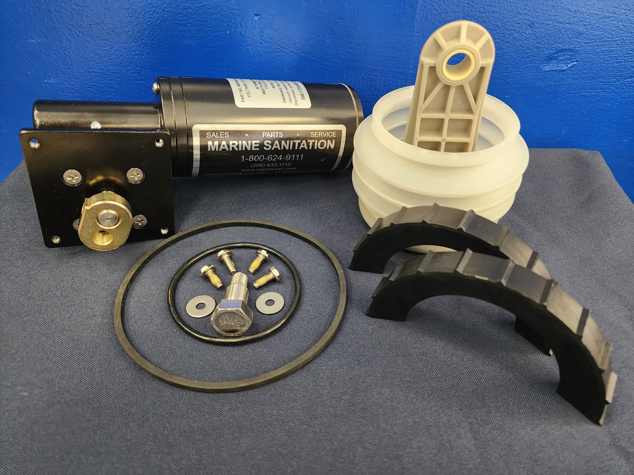 VacuFlush Pump Motor Kit -12v - Marine Sanitation & Supply