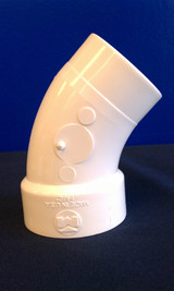 PVC 45 Street Ell, 1.5"