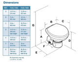 7160 Orbit- Raw Water Deep Bowl Series 304716001 Dometic
