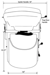 Nature's Head Composting Toilet, The Weekender NH-Toilet-Weekender Nature's Head