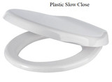 CLEARANCE- MasterFlush Slow Close Seat/Lid, White