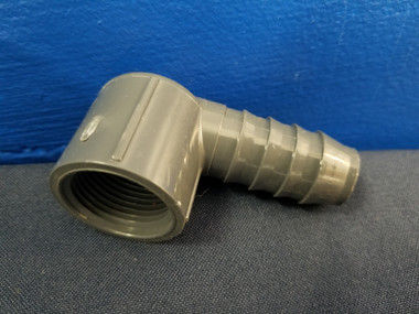 3/4" FPT x Barb 90°
