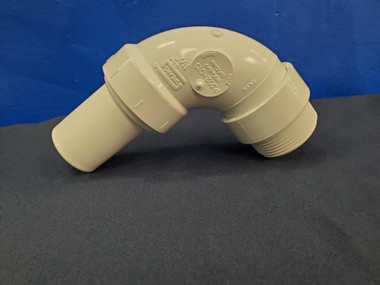 90 degree kit, 1.5" MPT x 1.5" Hose Adapter