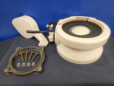 511H Base, Short Pad - Through Floor Discharge -White