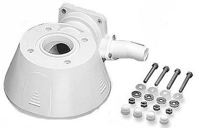 Jabsco 37004-1000 Base Assembly For Marine Toilet - Replacement Part For 37010 & Quiet Flush Electric Heads
