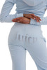 Juicy Couture Tina Blue Lounge Pants With Diamante Logo