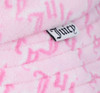 Juicy Couture Towelling Bucket Hat with Logo Print In Pink