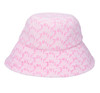 Juicy Couture Towelling Bucket Hat with Logo Print In Pink
