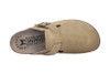 Mephisto Mens Nathan Warm Grey Cork Mules With Soft-Air Cushion Soles