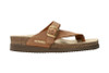 Mephisto Womens Helen Calf Leather Camel Post Toe Sandals