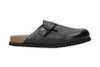 Mephisto Mens Nathan Black Cork Mules With Soft-Air Cushion Soles