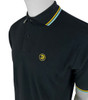 Trojan Clothing Mens Navy Pique Polo Shirt With Chest Logo