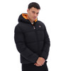 Fila Men's Harry Heavily Padded Hooded Puffer Jacket With Yam Colour Lining
