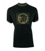 Trojan Records Mens Artists Logo T-Shirt Black And Drab Green Contrast