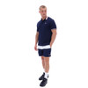 Fila Mens Faraz Navy Retro Tennis Polo Shirt