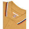 Lambretta Polo Shirt Mens Mod Plum Triple Tip White Navy Orange Knitted Collar