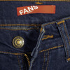 Womens Fans London Rocker Skinny Slim Fit Indigo Rinse Jeans