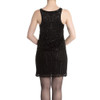 Hell Bunny Black Jobyna Limited Edition 1920s Beaded Cocktail Party Dress