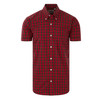 Relco Mens Check/Tartan Short Sleeve Cotton Shirt