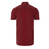 Relco Mens Check/Tartan Short Sleeve Cotton Shirt